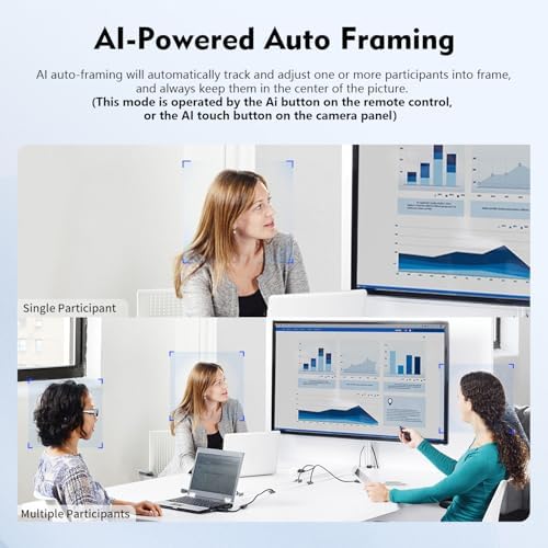 TOALLIN 4K All-in-One Conference Webcam with Microphone and Speaker - Image 4