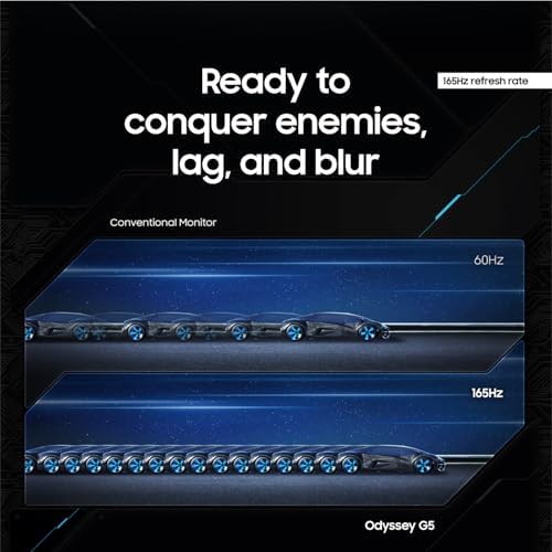 Samsung 34' Odyssey G5 Ultra-Wide Gaming Monitor with 1000R Curved Screen - Image 4