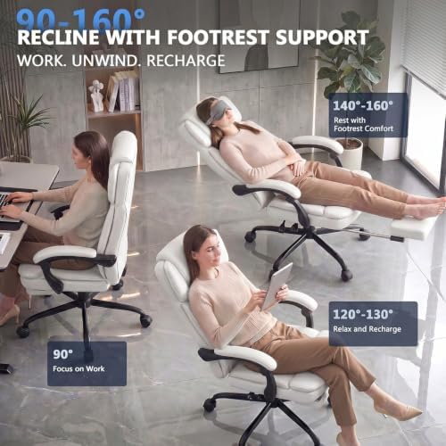 Big and Tall Office Chair, Home Office Desk Chairs,Executive Computer Chair - Image 6