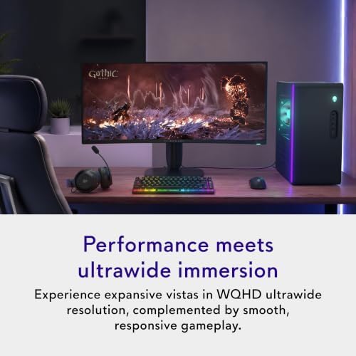 Alienware 34 Gaming Monitor AW3426DWM, WQHD VA Panel, 240Hz, 1ms - Image 2