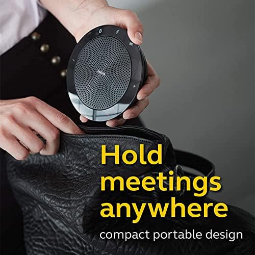 Jabra Speak 510 UC Portable USB & Bluetooth Speakerphone – Easy Setup, Portable Speaker for Holding Meetings Anywhere with Outstanding Sound Quality (510 7510-209) - Image 4