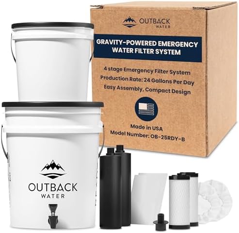 Outback Emergency Water Filter System with Extra Filter Set by OutbackWater