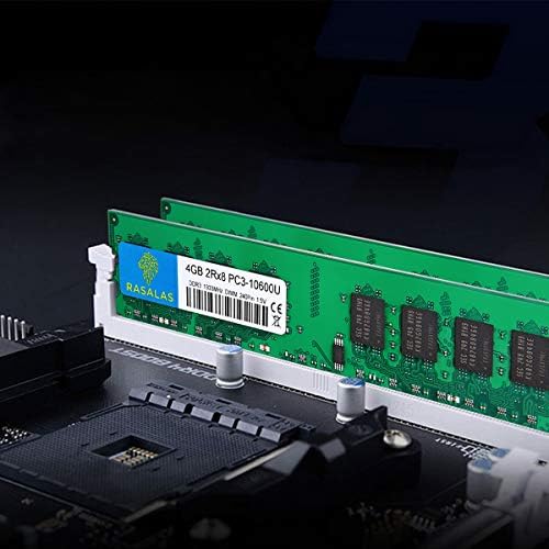 Rasalas 8GB Kit (2x4GB) PC3-10600 DDR3 1333 PC3 10600U Ram 2Rx8 PC3 10600U 1333 mhz DDR3 1.5V CL9 240-pin DDR3 Memory Module Upgrade for Desktop - Image 4