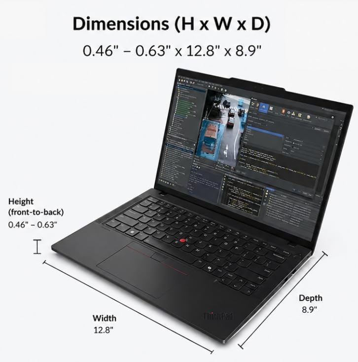 NewLenovo ThinkPad P14s Gen 7 Mobile Workstation Laptop, 14.5" WUXGA IPS, Core Ultra 7 356H, RTX PRO 500 Blackwell 6GB GDDR7, 32GB LPDDRX5 RAM 1TB SSD, FP Reader Wi-Fi7 w/USB-C Hub Win 11 Pro AI Ready - Image 5