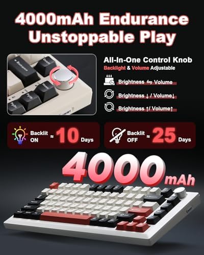 Y75 Wireless Mechanical Keyboard,2.4GHz/BT/Wired Gaming Keyboard - Image 4