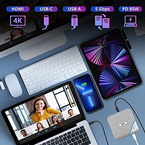 AVLT USB-C Speakerphone Hub, 360° Omnidirectional Sound Conference Microphone - Image 4