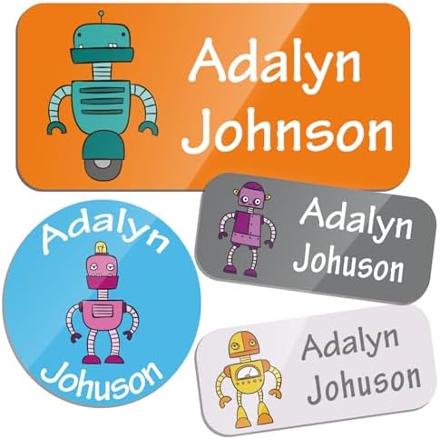 Custom Personalized Name Labels for Kid Waterproof Name Stickers Tags by TSNBYYC