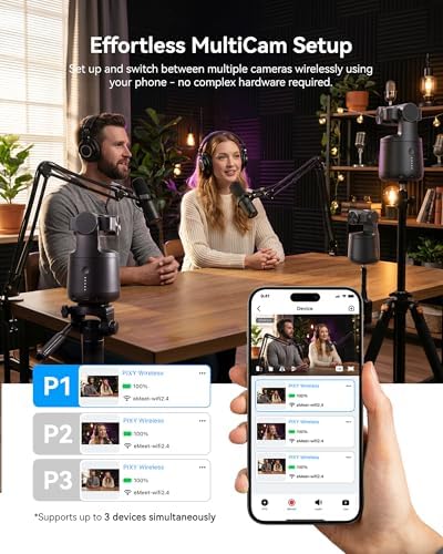 EMEET PIXY Wireless 4K Dual-Lens AI Tracking PTZ Streaming Camera with 1/2.55" Sensor, Gesture Control, Multi-Camera Live & Built-in 48kHz Mic, HDR, Live Streaming for YouTube, Facebook, Twitch - Image 6