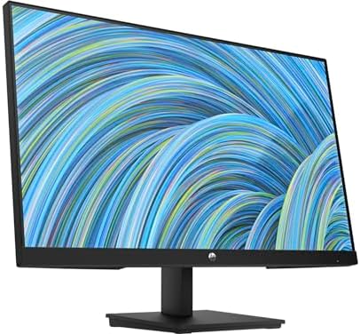 HP V24v G5 FreeSync Monitor 65P62AA#ABA Bundle with Docztorm Dock, 24" FHD VA (1920x1080) 75Hz Display, 1 HDMI 1.4, VESA Mount (100x100mm), Ideal for Home & Business, Black (2025 Latest Model) (2Pack) - Image 2