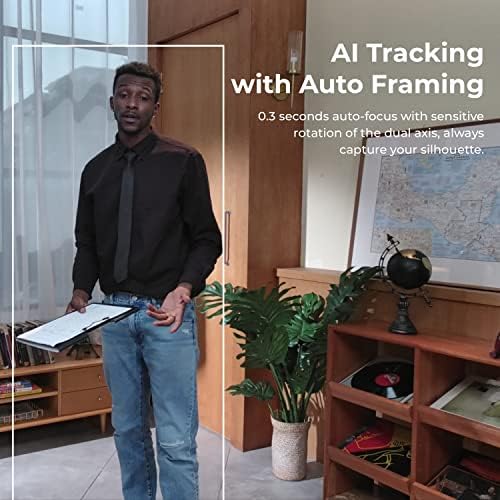 OBSBOT Tiny PTZ 4K Webcam, AI Tracking & Autofocus, Video Conference Camera - Image 3