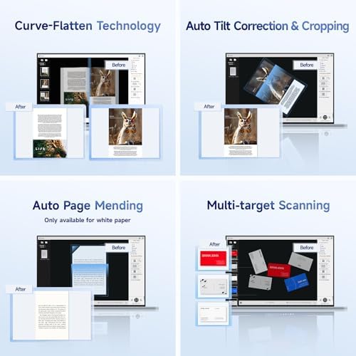 CZUR Shine Ultra Smart Portable Document Scanner, Thin Book Scanner - Image 5