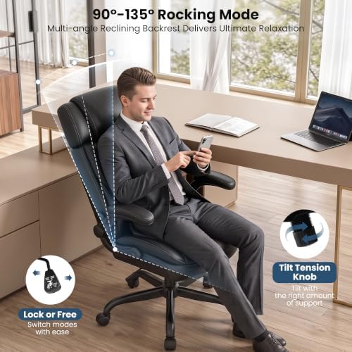Executive Office Chair, Ergonomic Computer Chair for Home Office - Image 5