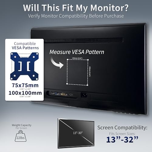 VIVO Dual Monitor Desk Stand for 13 to 32 inch Screens, STAND-V002FGW - Image 5