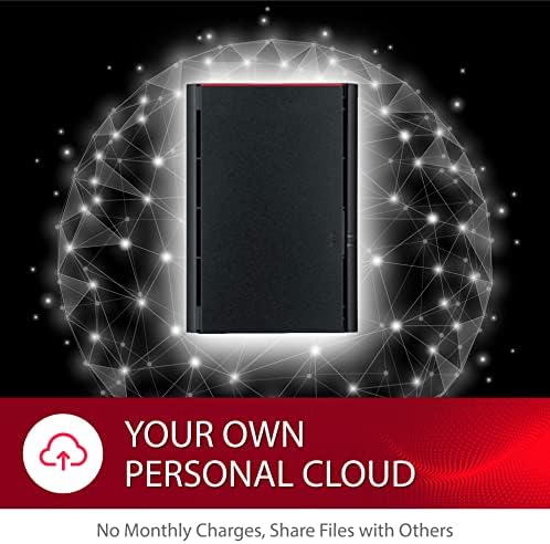 BUFFALO LinkStation SoHo 220 2-Bay Personal Cloud Office NAS 8TB (2x4TB) with Hard Drives Included - Image 4