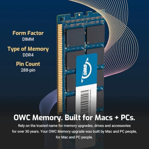 OWC 64GB (4x16GB) DDR4 3200MHz Non-ECC DIMM 288-pin Memory RAM - Image 3