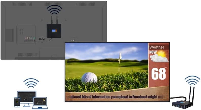 mediaDROID+ Digital Signage Media Player, Android OS, Cortex-A73/A53 CPU, 4GB RAM, 16GB Storage, HDMI WiFi Ethernet, HD Video, Cloud-Based - Image 3