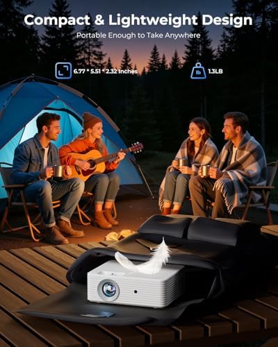 ELEPHAS Projector, Portable LED Video Projector - Image 4