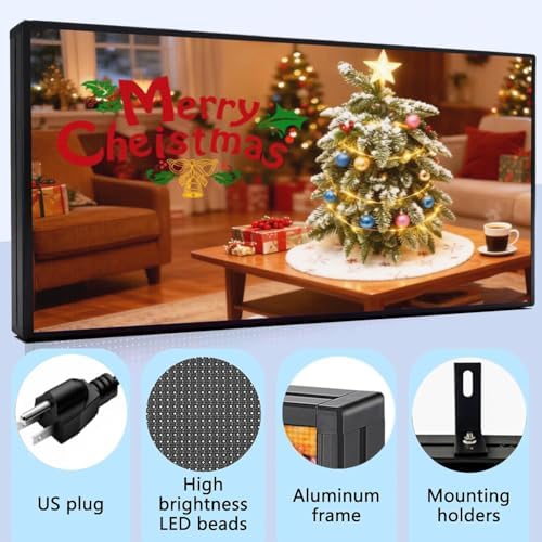 YWD P5 Programmable LED Sign 65"x33.5" Scrolling Message LED Display Board - Image 3