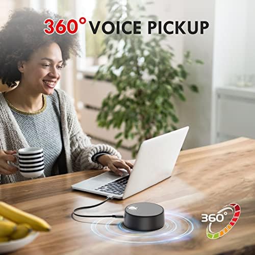 USB Computer Speakers, PC Speaker with Microphone, 2 Sound Modes - Image 3
