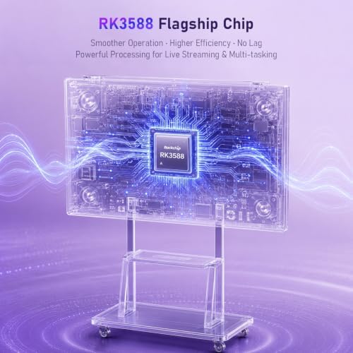 Smart Board 49 Inch Interactive Whiteboard, RK3588 Flagship Chip 6ms Low Latency, Android 12 8+64GB, Wireless Cast & Screen Mirroring, Overseas App Ready for Classroom Office Business Home(Board Only) - Image 2