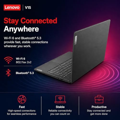 Lenovo New 15.6" FHD Business Laptop(2026-2027 Premium Edition), Intel Powerful Processor, 8GB DDR5, 256GB PCIe, Ultra Slim Design, Wi-Fi 6, 14.5-Hour Battery Life, Windows 11 Pro with MS 365 for Web - Image 7