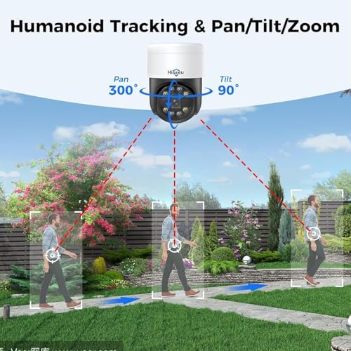 Hiseeu 4K PoE Security Camera System with 8pcs 5MP PoE PTZ Cameras - Image 3