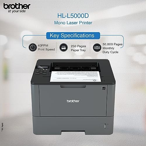Brother Hl-L5000D Business Laser Printer Duplex - Image 2