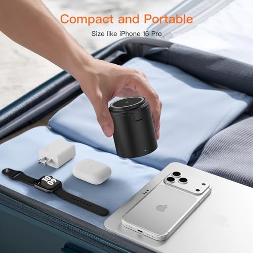 Foldable Magnetic 3 in 1 Wireless Charger Stand for iPhone Watch AirPods - Image 7
