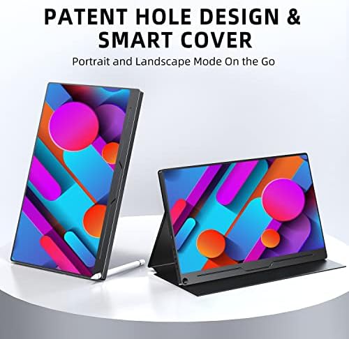 UPERFECT Portable Monitor, 15.6" IPS 1920X1080 FHD Eye Care Travel Screen - Image 6