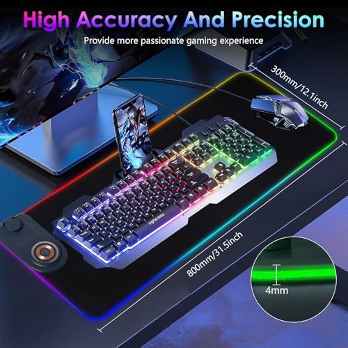RGB Gaming Mouse Pad, Wireless Charging Mousepad, Mouse Mat - Image 7