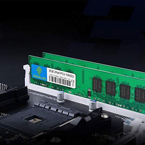 Rasalas 16GB Kit (2x8GB) PC3-10600 DDR3 1333MHz Ram 16GB 2Rx8 PC3 10600U DDR3 1333 8GB Ram 240 Pin 1.5V CL9 1333 mhz DDR3 Desktop Memory Ram Module - Image 4