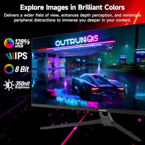 Gawfolk Gaming Monitor 34 inch IPS 120Hz, Ultrawide PC Screen 2560×1080P - Image 2