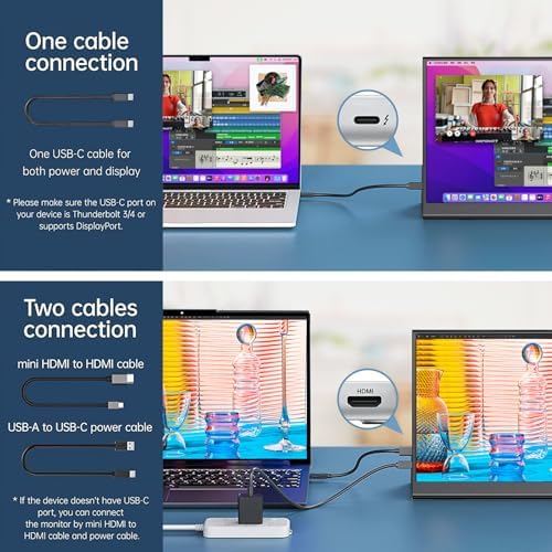Anyuse 16" QHD USB-C HDMI HDR Portable Monitor - Image 4
