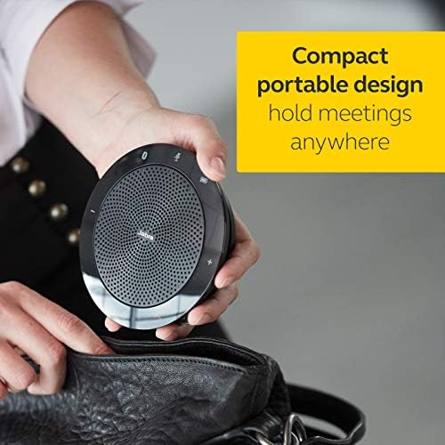 Jabra Speak 410 Corded Speakerphone for Softphones, MS-Optimized – Easy Setup, Portable USB Speaker for Holding Meetings Anywhere with Outstanding Sound Quality - Image 4