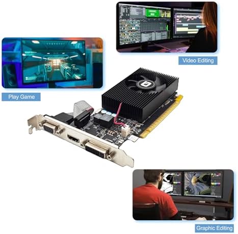 GeForce GT 740 4G DDR3 Low Profile Graphics Card, PCI Express 3.0 x16, HDMI/VGA/DVI, Entry Level GPU for PC, SFF and HTPC, Compatible with Win11 - Image 5