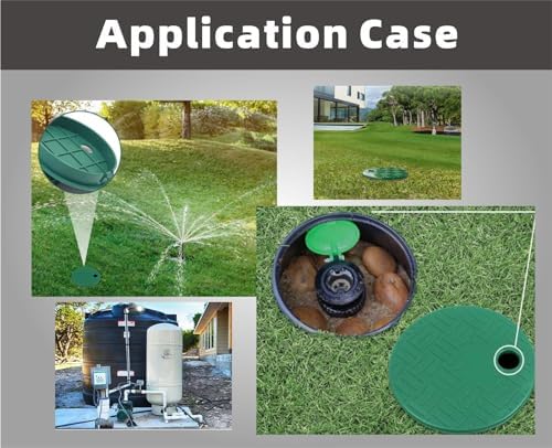 4 PCS Valve Box Cover Lid ID 5.5" OD 6" for Sprinkler Irrigation System, Only Compatation with ID 5.5" Sprinkler System Covers Outdoors (5.5 inch) - Image 7