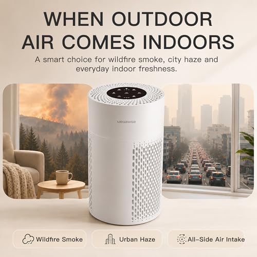 MEGAWISE Smart Air Purifier 2 Pack, H13 HEPA Filter for Home & Office - Image 6