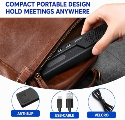 3 in 1 USB Computer Speaker with Microphone, PC Laptop Desktop Conference Speaker with Mic for Smart Home Office and Online Study，360 Degree Enhanced (3) - Image 6
