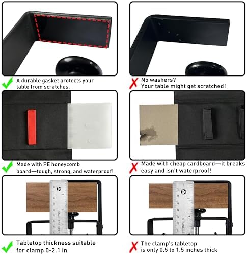 ManagementAHOMO Under Desk Cable Management No Drill - Image 4