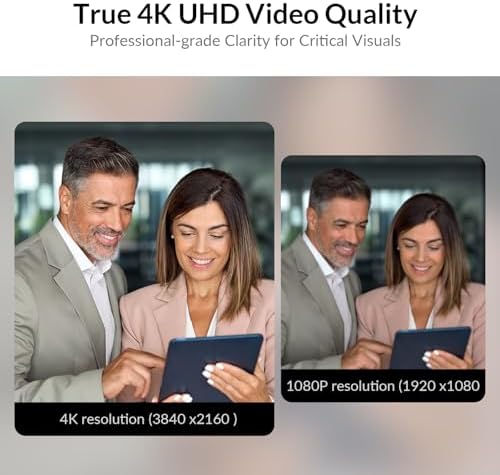 All-in-One Conference System: 4K Dual Lens Webcam + Bluetooth Speakerphone - Image 6