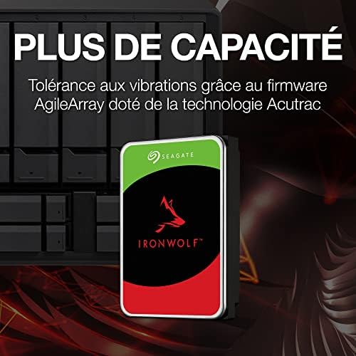 Seagate IronWolf 10TB NAS Internal Hard Drive, 3.5" SATA 6Gb/s, 7200 RPM, CMR, RAID Optimized, IronWolf Health Management – for NAS Systems (ST10000VNZ00) - Image 4