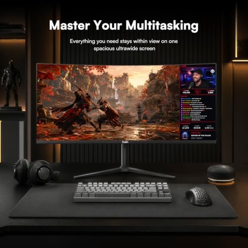 34 Inch Ultrawide Curved Gaming Monitor 180Hz, WQHD 3440x1440P - Image 7