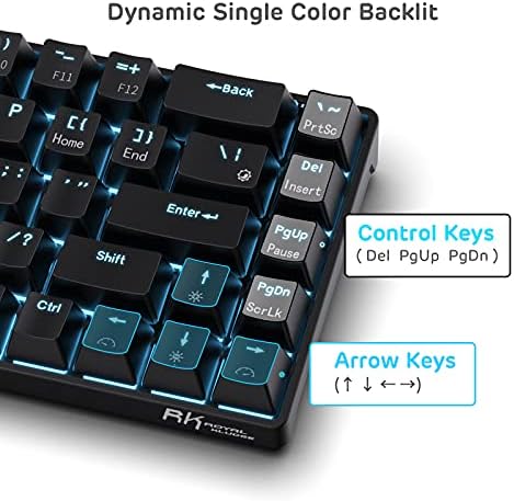 RK ROYAL KLUDGE RK68 Wireless Hot Swappable 65% Mechanical Keyboard Gaming - Image 6