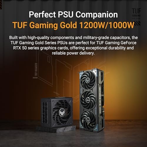 ASUS TUF Gaming GeForce RTX ™ 5080 16GB GDDR7 BTF OC Edition Gaming Graphics Card (PCIe® 5.0, HDMI®/DP 2.1, 3.6-Slot, Military-Grade Components, Detachable GC-HPWR Adapter) - Image 6