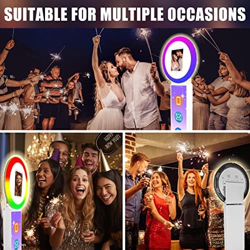 Portable Photo Booth for iPad 10.2" 10.5" 10.9" 11" 12.9" 13" Photobooth Machine Metal Shell Selfie Station RGB Ring Light Custom Logo for Parties Wedding Rental - Image 6