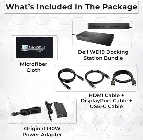 Dell WD19 130W USB-C Docking Station - Dell Docking Station Dual Monitor - Image 2