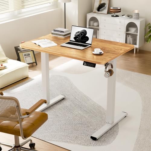 Small Standing Desk, 35"x24" Height Adjustable Sit-Stand for Home Office - Image 2
