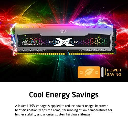 SP Silicon Power 32GB (2x16GB) XPOWER RGB Turbine Gaming DDR4 3200MHz (PC4 25600) 288-pin CL16 1.35V UDIMM Desktop Memory Module SP032GXLZU320BDB - Image 5