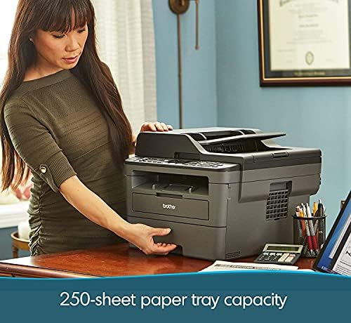 Brother L-2710DW Series Compact Monochrome All-in-One Laser Printer I Print Copy Scan Fax I Wireless I Mobile Printing I Auto 2-Sided Printing I ADF I 32 ppm I ADF + Printer Cable - Image 5