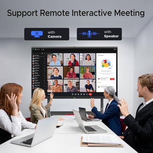85'' Smart Board,Electronic Interactive White Board with 4K Touchscreen Display Built in UHD Camera Open App Ecosystem Digital Whiteboard for Business Office Classroom Home (85'') - Image 6